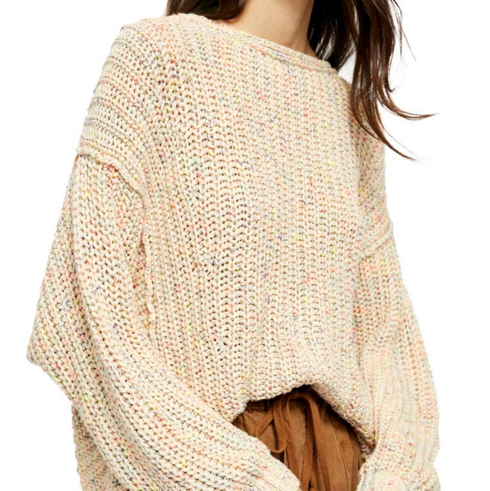 NWT Free People Neon Like guys Sweater